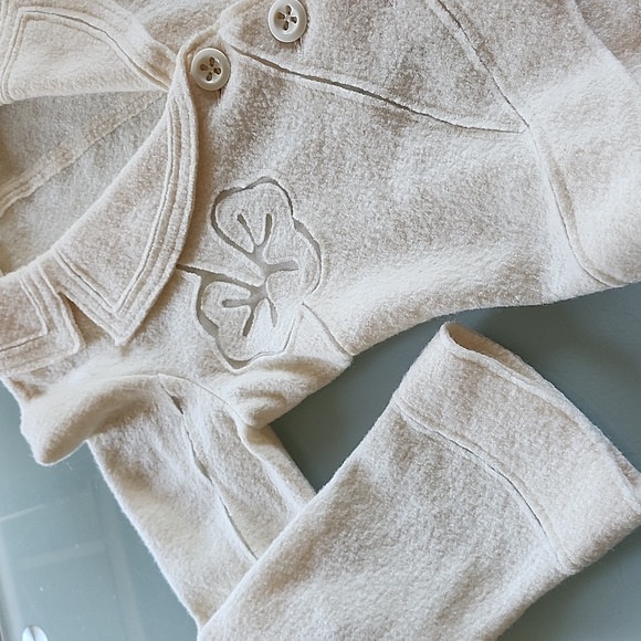 Tribal 100% Laine Wool Blazer Size 10 - Picture 10 of 10